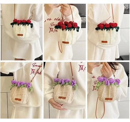 Jen's Rose Bouquet Hand Bag